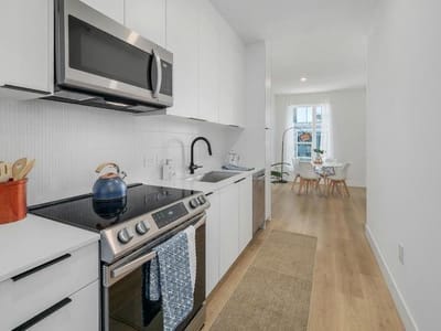 Bathroom at 1701 Simond Ave Unit #615 - 1 bed 1 bath home