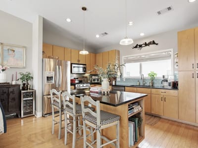 Kitchen at 1702 S Lamar BLVD Unit #3 - 2 bed 2 bath home