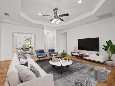 Living area at 1703 Wofford Dr - 3 bed 3 bath home
