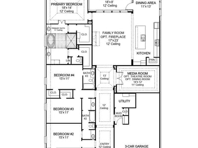 Photo 2 of 4 at 1704 Snowdrop DR - 4 bed 3 bath home