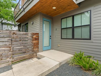 Living area at 1706 Perez ST Unit #2 - 2 bed 2 bath home