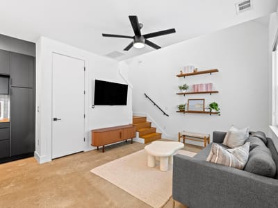 Primary bedroom at 1706 Perez ST Unit #2 - 2 bed 2 bath home