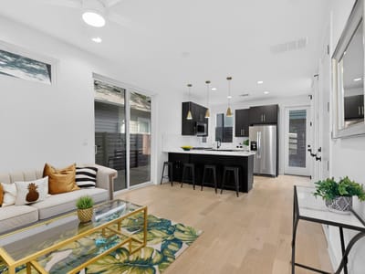 Kitchen at 1708 Canterbury ST Unit #2 - 2 bed 2 bath home