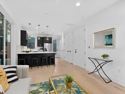 Primary bedroom at 1708 Canterbury ST Unit #2 - 2 bed 2 bath home