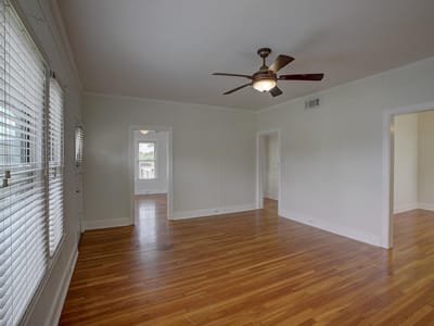Primary bedroom at 1708 Olive St - 3 bed 3 bath home