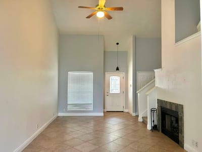 Living area at 1709 Royal Ascot DR - 3 bed 2 bath home