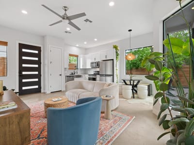 Primary bedroom at 1710 Adina St Unit #2 - 2 bed 2 bath home