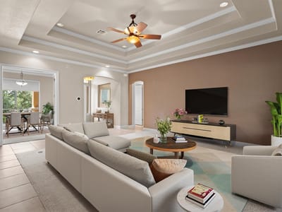 Living area at 17109 Northlake Hills Dr - 4 bed 3 bath home
