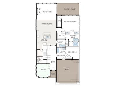 Living area at 17116 Wind Chime DR - 4 bed 3 bath home