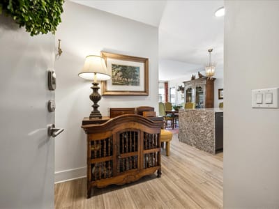 Living area at 1715 Enfield RD Unit #202 - 2 bed 2 bath home