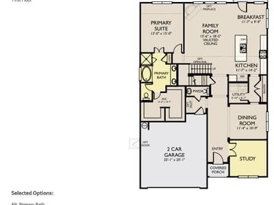 Living area at 17217 Chiquito ST - 4 bed 3 bath home