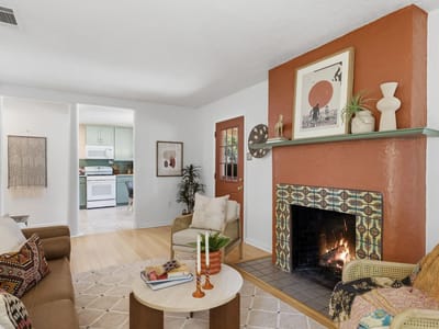 Primary bedroom at 1723 E 38th St - 2 bed 1 bath home