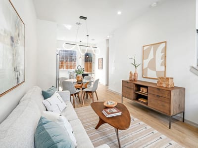 Primary bedroom at 1732 Bunche RD Unit #B4 - 2 bed 2 bath home