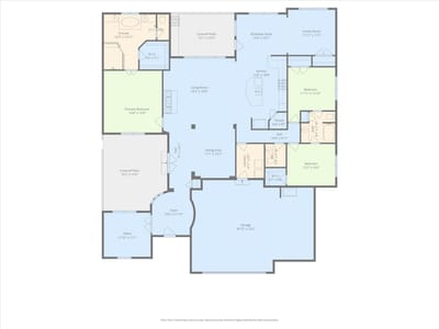 Primary bedroom at 1737 Harvest Dance DR - 3 bed 2 bath home