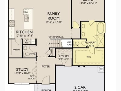 Living area at 174 Coleto TRL - 4 bed 3 bath home