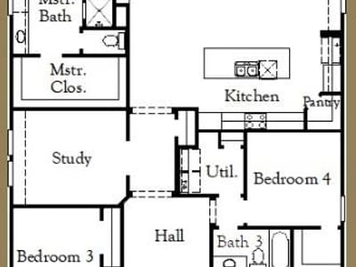 Living area at 17405 Graces Path - 4 bed 3 bath home