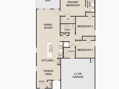 Primary bedroom at 17416 Escolle WAY - 4 bed 3 bath home