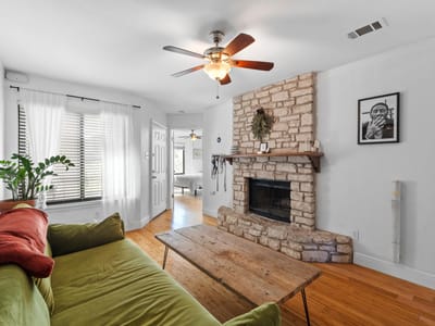 Living area at 1750 Timber Ridge Rd Unit #102 - 2 bed 2 bath home