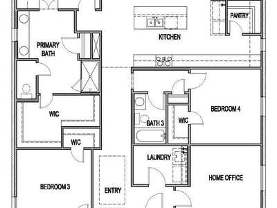 Living area at 17505 Graces PATH - 4 bed 3 bath home