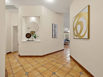 Living area at 17600 Limpia Creek DR - 3 bed 2 bath home