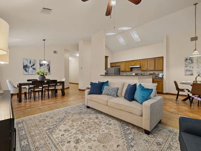 Primary bedroom at 17600 Limpia Creek DR - 3 bed 2 bath home