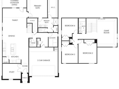 Living area at 178 coopers hawk CRST - 4 bed 2 bath home