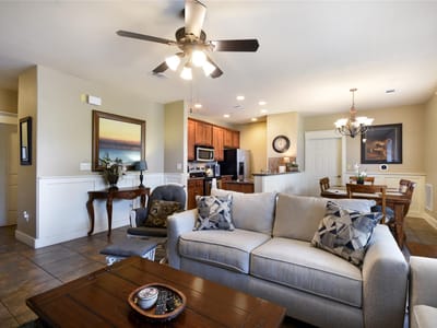 Primary bedroom at 17808 Maritime Point Dr Unit #101 - 2 bed 2 bath home