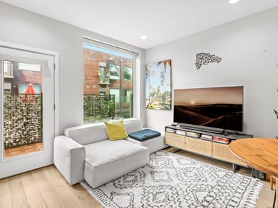 Living area at 1800 E 4th Unit #208 - 1 bed 1 bath home