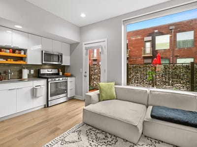 Primary bedroom at 1800 E 4th Unit #208 - 1 bed 1 bath home