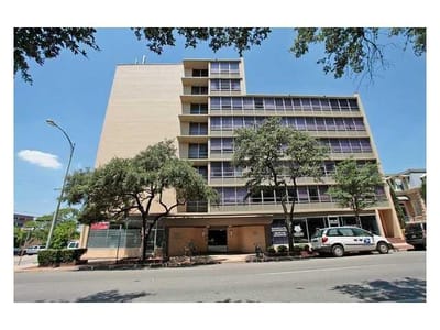 Living area at 1800 Lavaca St Unit #204 - 1 bed 1 bath home