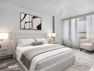 Living area at 1800 Lavaca ST Unit #207 - 2 bed 2 bath home