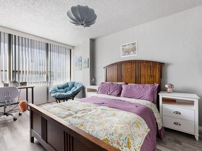 Primary bedroom at 1800 Lavaca ST Unit #207 - 2 bed 2 bath home