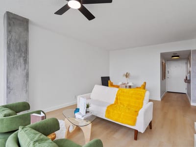 Primary bedroom at 1800 Lavaca ST Unit #A613 - 1 bed 1 bath home