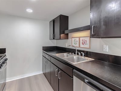 Bathroom at 1800 Lavaca St Unit #A705 - 1 bed 1 bath home
