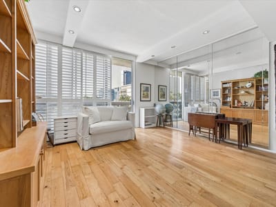 Living area at 1801 Lavaca St Unit #3M - 2 bed 1 bath home
