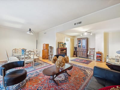 Primary bedroom at 1801 Lavaca St Unit #7L - 2 bed 2 bath home