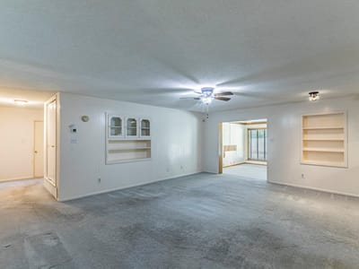 Living area at 1808 N Beal ST - 3 bed 2 bath home