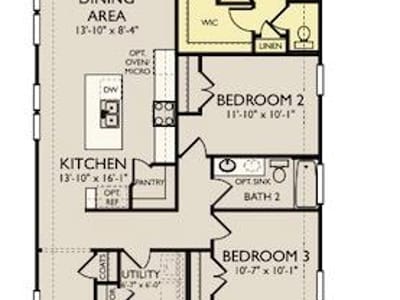 Living area at 181 Ranier Way - 3 bed 2 bath home