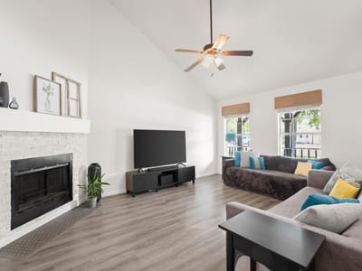 Living area at 1812 Sylvia LN - 4 bed 3 bath home