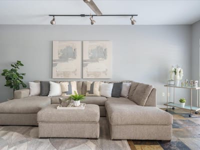 Living area at 1812 West Ave Unit #207 - 2 bed 2 bath home