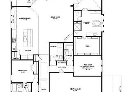 Living area at 1816 Scenic Heights Ln - 4 bed 3 bath home