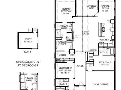 Living area at 1816 Willow Bean Dr - 3 bed 3 bath home