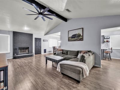 Living area at 1817 Dusk DR - 3 bed 2 bath home