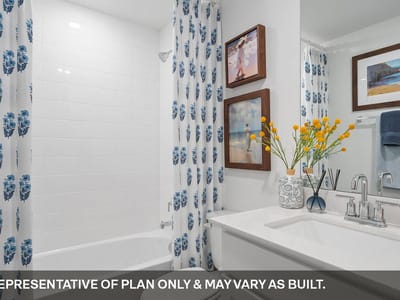 Bathroom at 18205 Blazing Ranch LN - 4 bed 2 bath home