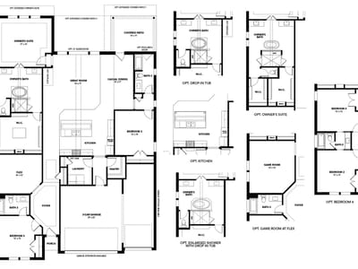 Living area at 1825 Lazy Grove BND - 4 bed 3 bath home
