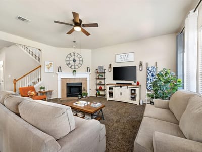 Living area at 18300 Shallow Pool Dr - 4 bed 3 bath home