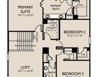 Primary bedroom at 1832 Fannie Rd - 4 bed 3 bath home