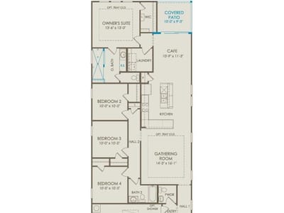 Kitchen at 1832 Spring Mountain CV - 4 bed 2 bath home