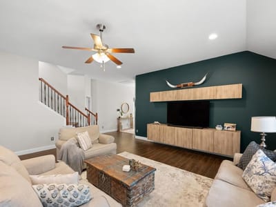 Primary bedroom at 18404 Deleon Bayou LN - 3 bed 2 bath home