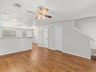 Primary bedroom at 1841 River Crossing CIR Unit #B - 2 bed 2 bath home